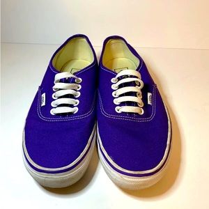 Vans Authentic Purple. Retro Low Top Canvas Skate Shoes Men's 7.5 Women's 9.